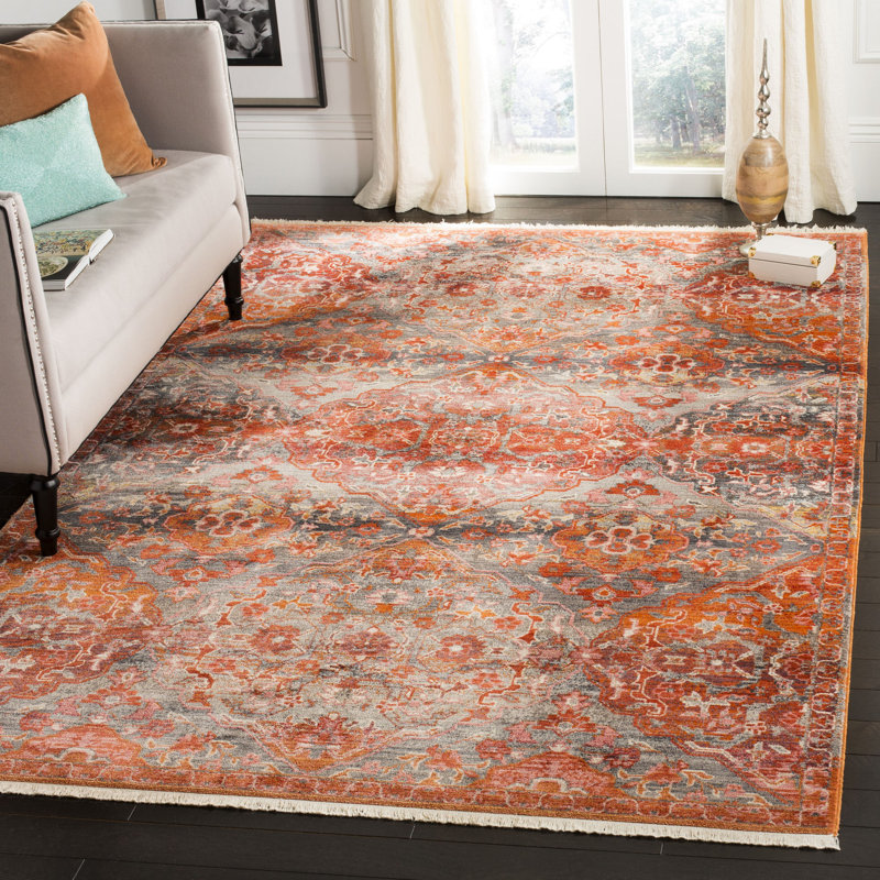 Ehtan Vintage Persian Performance Oriental Rug, Rectangle 4' x 6'