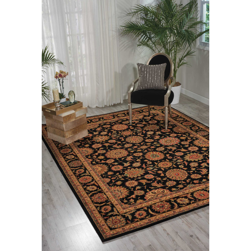 Tapis doré traditionnel Jessika, Rectangle 5 pi 6 po x 8 pi 3 po
