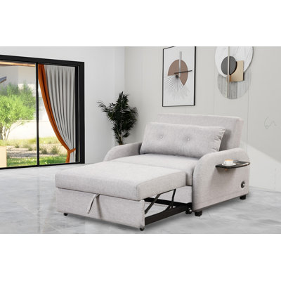 Nadiv 36.6"" Upholstered Sofa -  Orren Ellis, 642D24AEE4164A72B6B4E0C2B51E20F1