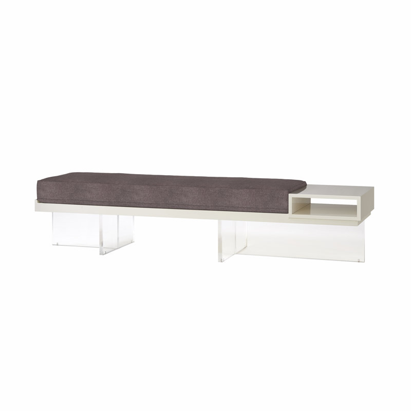 Margot Upholstered Storage Bench, Storm Cloud (Performance fabric) 1359-95