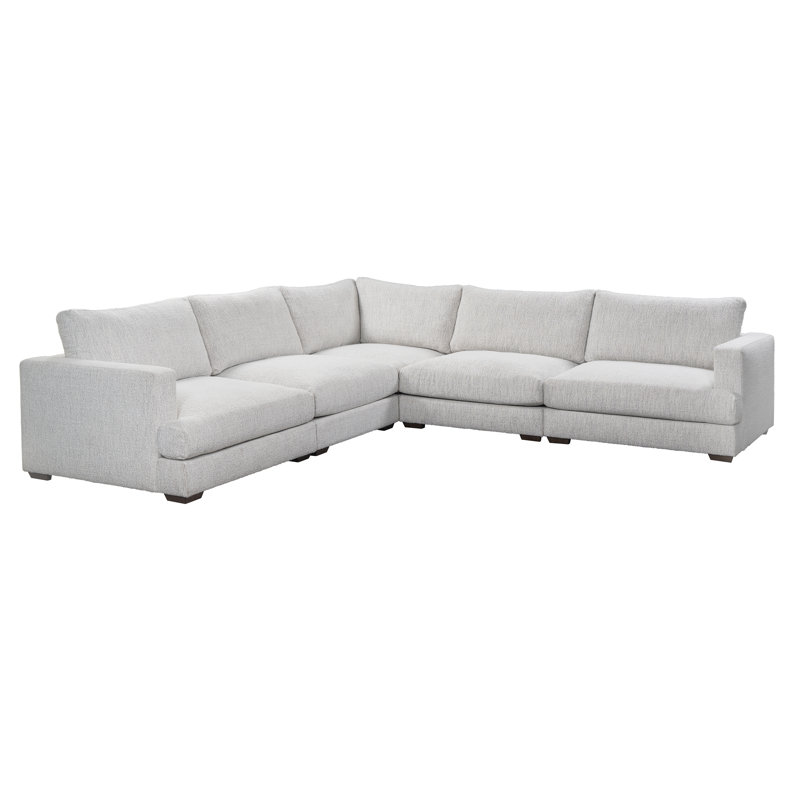 Ludwig 5-piece Upholstered Fabric Sectional Sofa