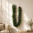 6' Artificial Eucalyptus Garland With Purple Gypsophila