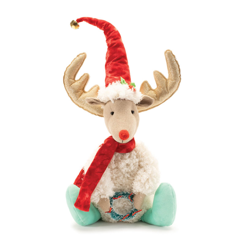 Chaise d'appoint en peluche renne 20 po