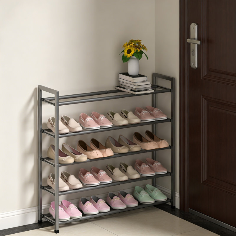 Range-chaussures en métal, H 29,8 po x l 33,2 po x P 8,8 po