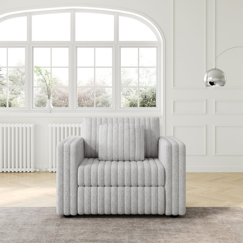 Canapé modulaire simple moderne 44,9 po - très confortable, élégant et fonctionnel