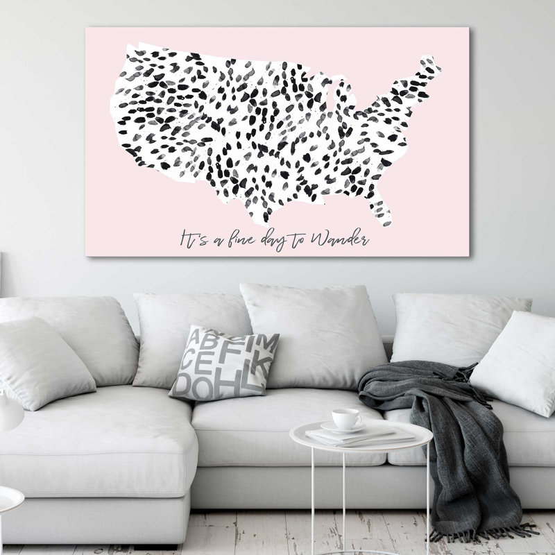 «It's a Fine Day to Wander» par Susan Bryant - impression, Toile tendue, H 28 po x l 48 po x P 1,5 po