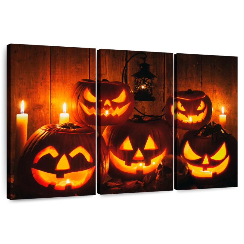 Lanternes d'Halloween Lelend, H 42 po x l 65 po