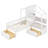 Hildemarie Twin Size House Bed with Upholstered Sofa-416420838