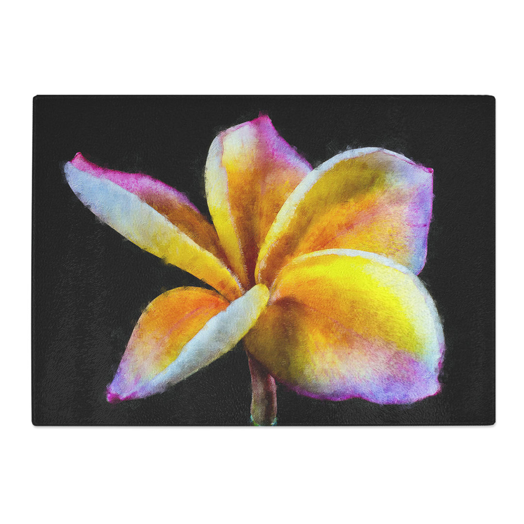 Frangipani Flower Chopping Board
