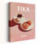 Art mural rétro Fika Coffee and Rolls-802984719