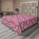 Drap plat à motif floral bohème Ambesonne