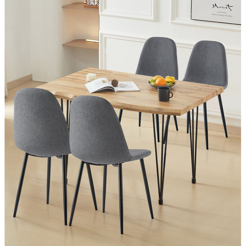Mose 4 - Person Dining Set, 76cm H x 120cm L x 80cm W