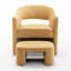 Fauteuil demi-tonneau avec repose-pieds Kyah-220945850