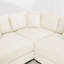 Canapé modulaire surdimensionné surdimensionné en nuage, canapé modulaire convertible, accoudoirs très larges avec repose-pieds, tissu velours côtelé doux, conception ergonomique, assemblage facile, pour le salon-541285459