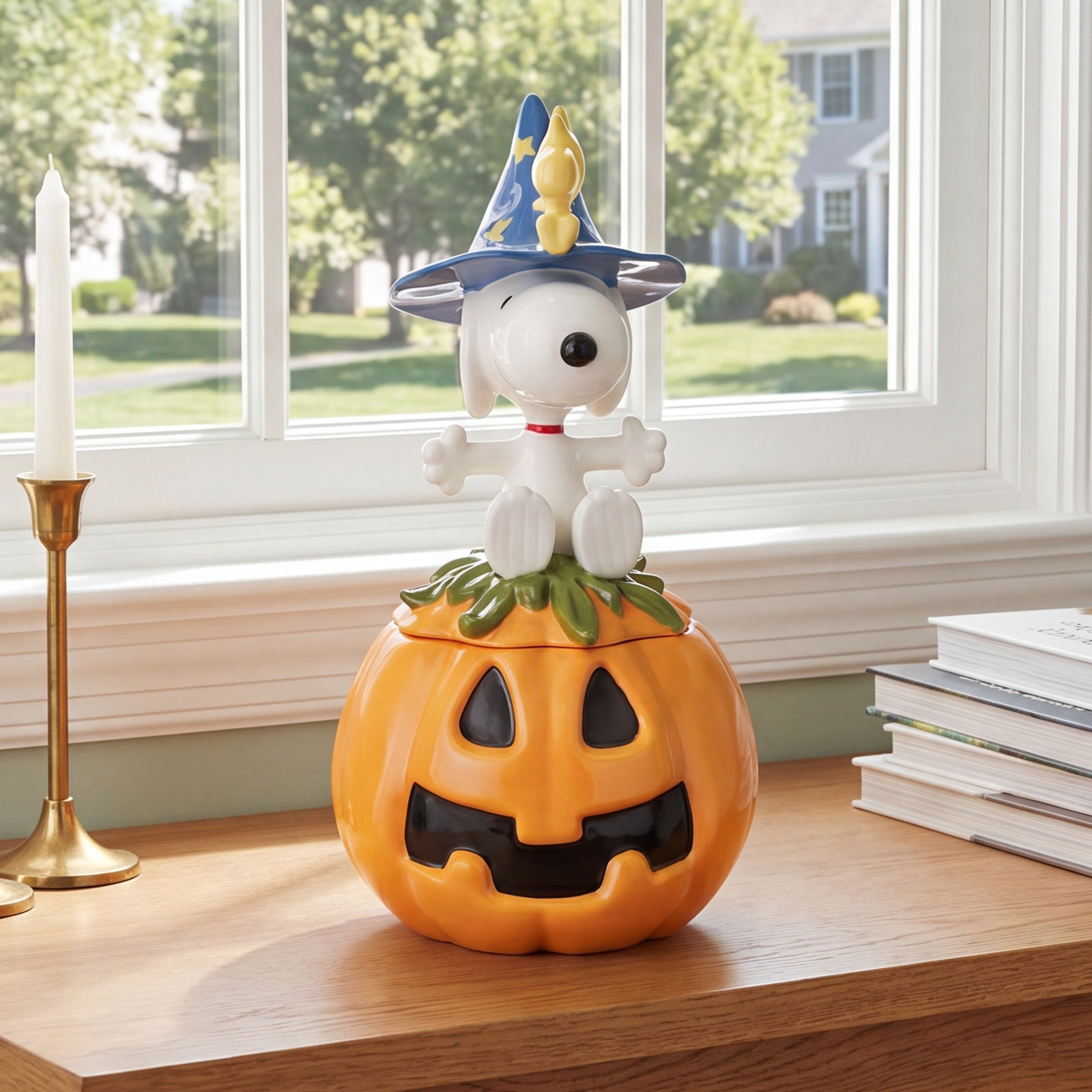 Porcelain Pumpkin Candy Dish
