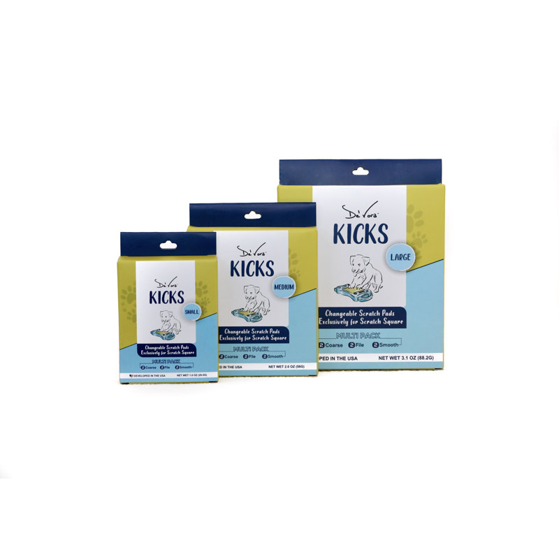 De 'Vora Kicks, Moyen (H 0,1 po x l 5 po x L 5,5 po)