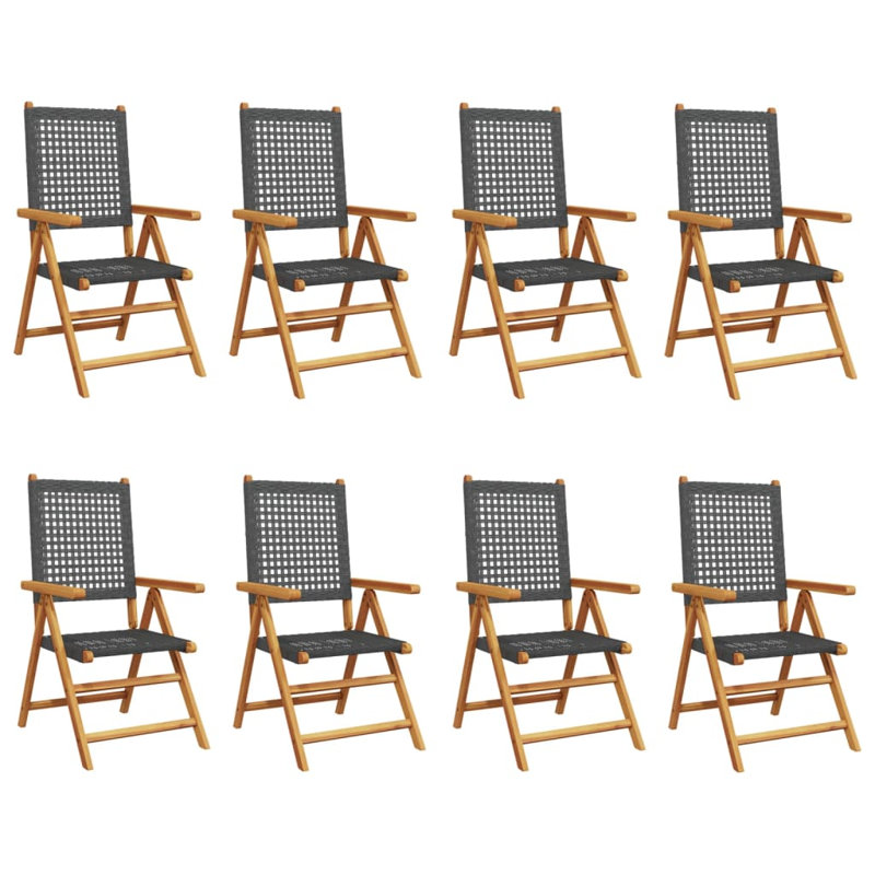 Indre Patio Dining Accent Chair, Black