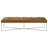 Harper Tan Genuine Leather Bench