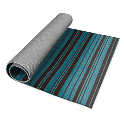 Tapis intérieur / extérieur brun HorizontalStripes