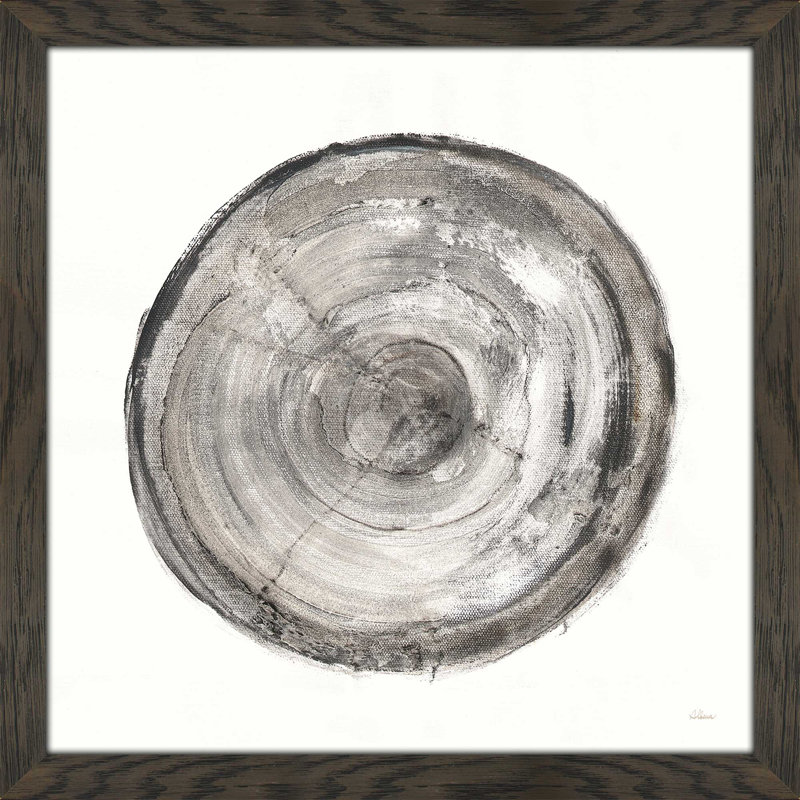 «Counting the Years V», reproduction sur toile, H 21,5 po x l 21,5 po x P 0,75 po, Cadre chocolat patiné