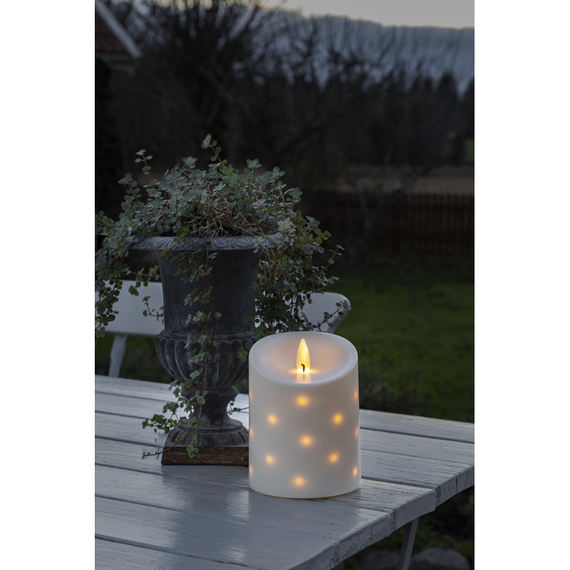 Unscented Flameless Pillar Candle