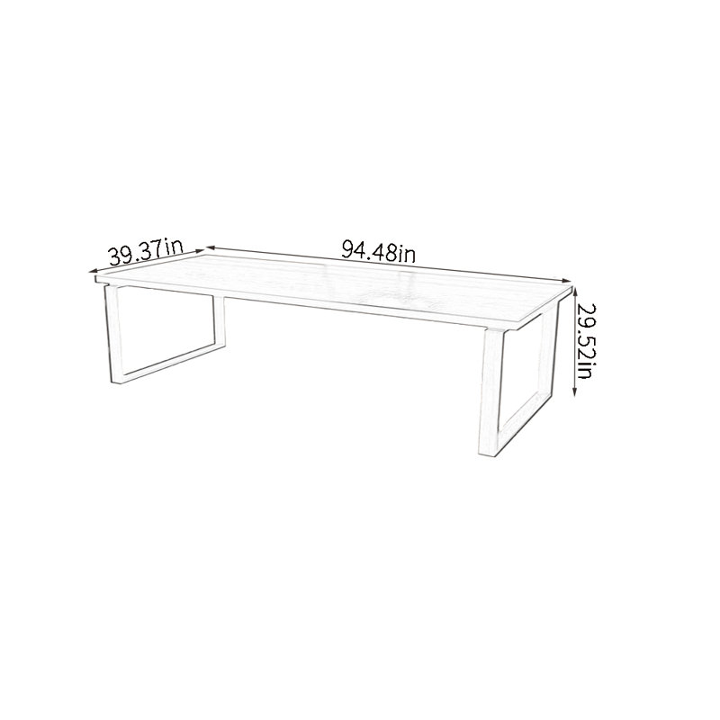 Apryle, H 29,52 po x L 94,48 po x l 39,37 po