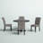 Julian 4 - Person Pedestal Dining Set-1904269594
