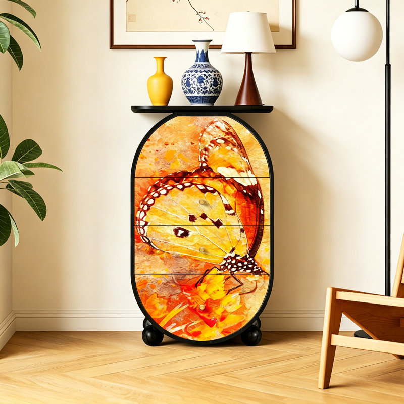 Armoire de rangement 4 tiroirs Modern