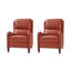 Fauteuil inclinable en cuir Beecher 28,75 po-506872489