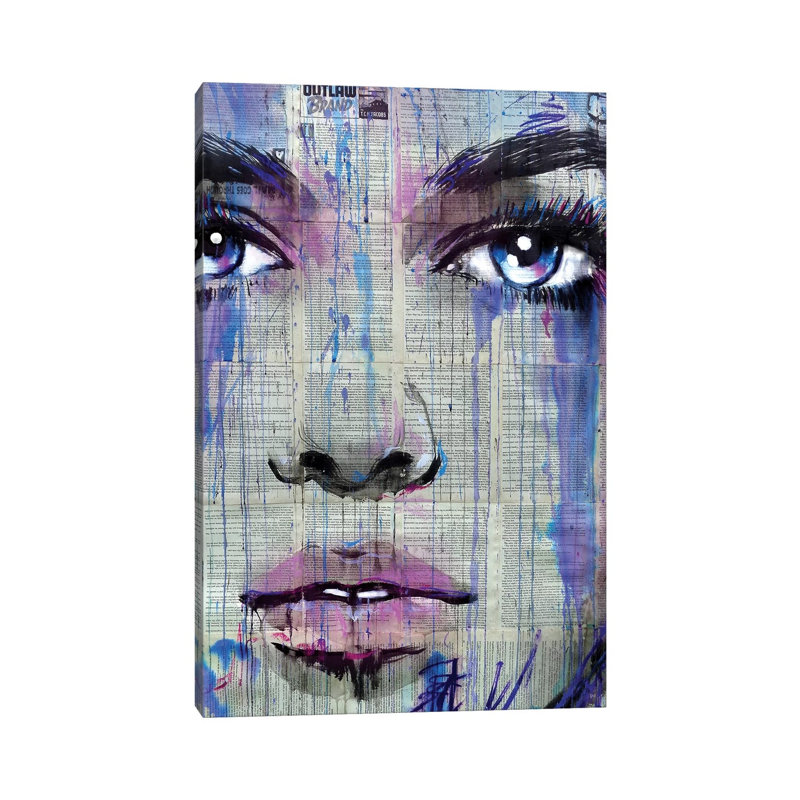 Outlaw Heart by Loui Jover - Wrapped Canvas Painting, 20.32 cm H x 30.48 cm W