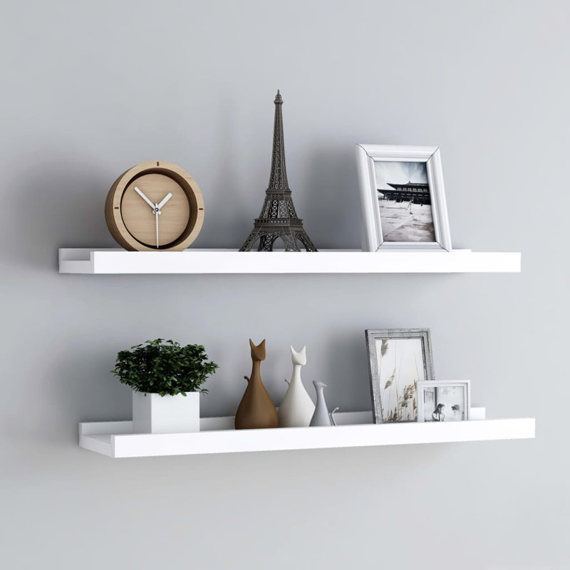 Arslaan 2 Piece, 3cm H x 80cm W x 9cm D, White