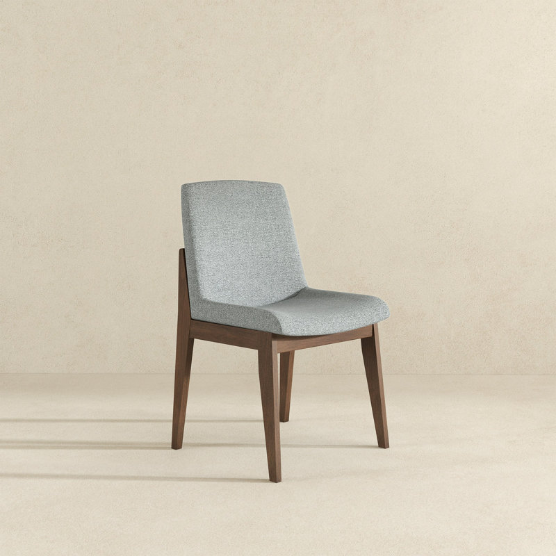 Chaise en cristal Crystal (ensemble de 2, gris clair)