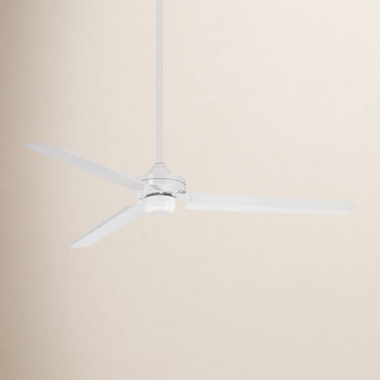 Steal 54" Ceiling Fan, Flat White