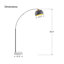 Lampe sur pied arquée 68,5 po Dedre-1259694047-1259692496