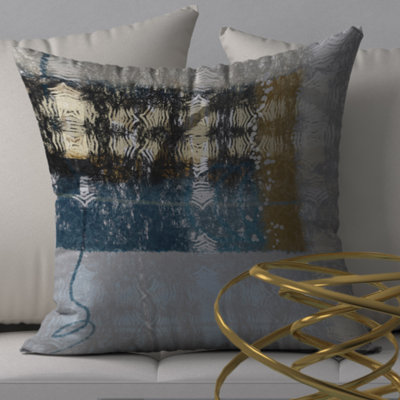 Abstract Reversible Throw Pillow
