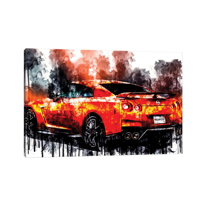 2017 Nissan GT R Vehicle CCXXIX by Sissy Angelastro - Gallery-Wrapped Canvas Giclée on Canvas, Wrapped Canvas