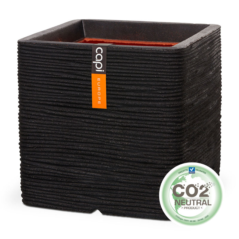 Planter Box, 30cm H x 30cm W x 30cm D, Black