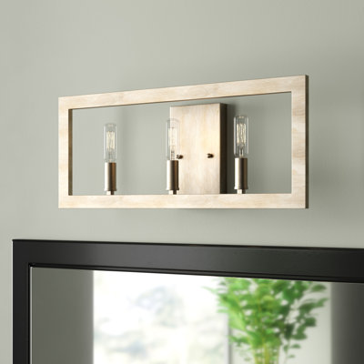 Éclairage pour salle de bain 3 lumières Biay
