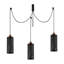 Driffield 3 - Light Black Cylinder Pendant
