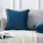 Pom Pom Velvet Tassels Pillow Cover-1067332465-1055298606