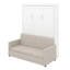Lit escamotable double avec coussin-352963424