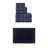 Buariki Collection 100% Soft Cotton Bath Towel Set & 1 Pc Bath Rug, Reversible-102443073-127851103