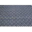 Tapis géométrique bleu clair / ivoire en laine noué à la main 5 pi 3 po x 7 pi 1 po Geometric