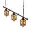 48" Long Cottage Mission 3 Light Island Pendant