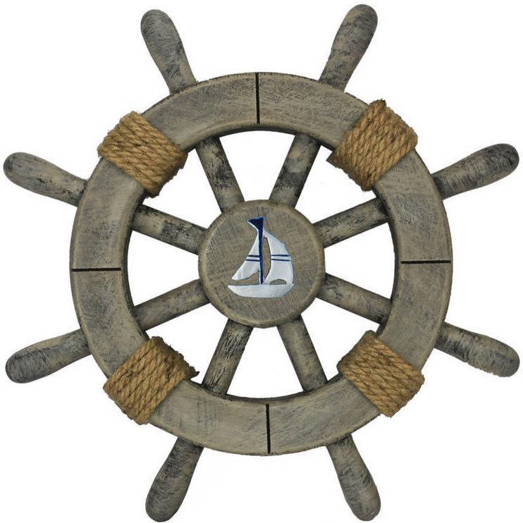Transportation Decorative Object, 12" H x 12" W x 1" D, Antique