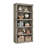 5 Tier Farmhouse Bookcase, 67.4" Tall Book Shelf with Storage, Wooden Bookshelves 5 Shelf Display Shelves-1824448107