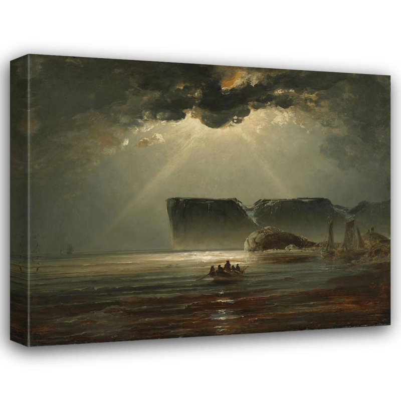 "From North Cape" par Peder Balke - Art mural sur toile tendue avec châssis, H 24 po x l 17 po