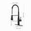 Robinet de cuisine tactile avec douchette extractible-125772382