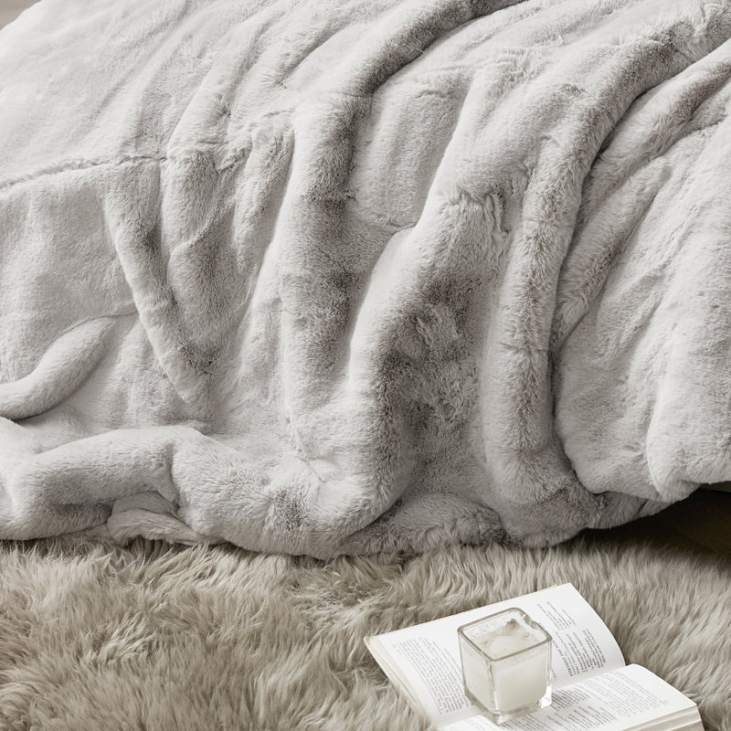 Chunky Bunny Posh & Luxe Polyester Baffle Box Stitch Comforter Set, Twin XL Comforter + 1 Shams