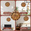 Horloge murale rustique